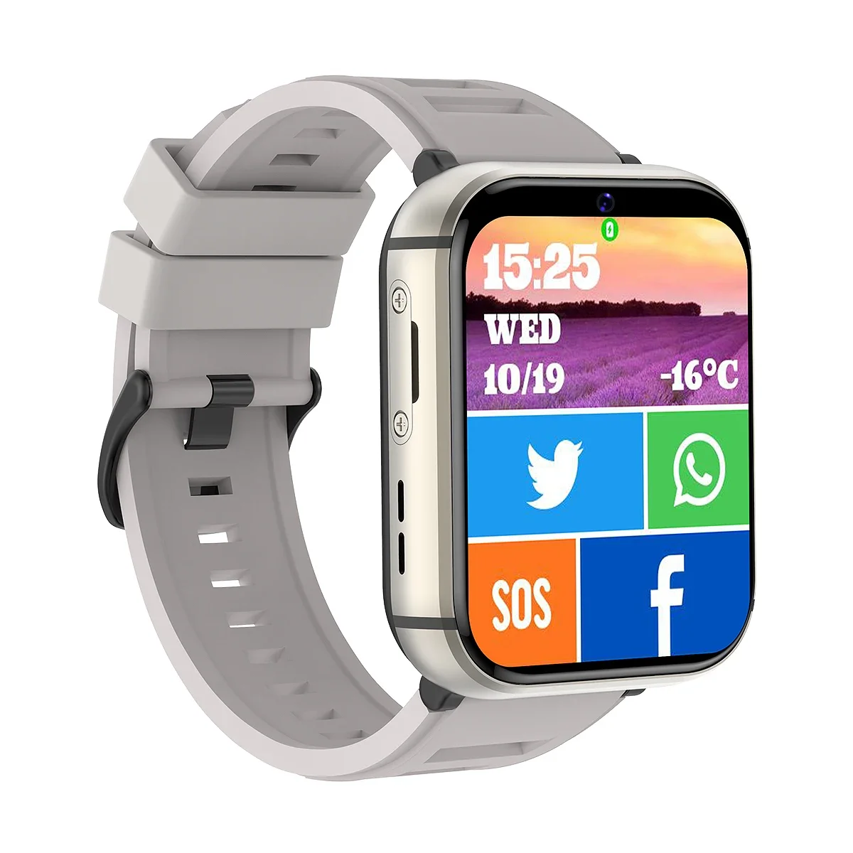 Elder Care Smartwatch Android Supported Sim Card GPS Track  SOS Elder 4g+64g Smart phone Watch