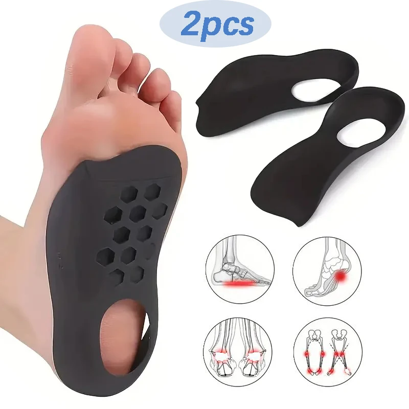 

2PCS Flat Feet Correction Insoles Arch Support Flat Correction Insoles Orthotic Insoles For Bow Legs&Flat Feet Correction