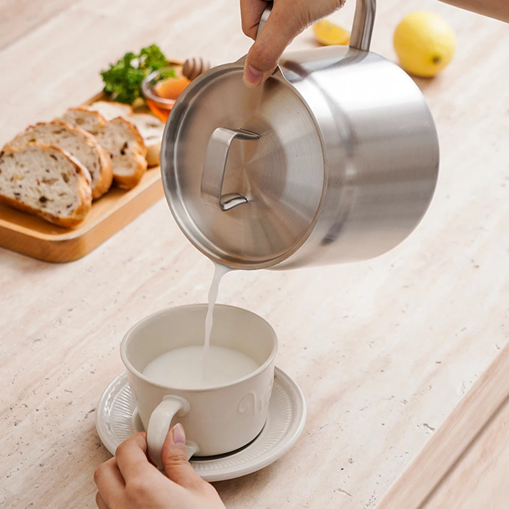 Stainless Steel Oil Filter Pot 1.5L Cooking Oil Filter Large Capacity Multifunctional Oil Filter Tank for Cooking French Fries view 4
