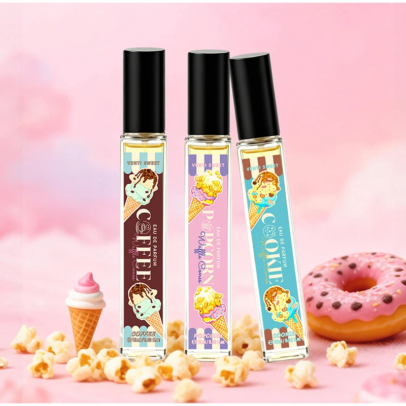 Set de Perfume en Caja de Regalo, Aroma Frutal Gourmet para Mujer, Fragancia de Leche/Cedro/Chocolate/Café/Vetiver/Caramelo/Jazmín/Naranja, Dulce y Cálido