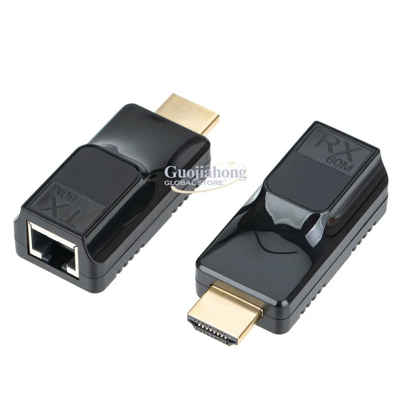 Cross-border private mode high definition   Extender 60M poc unilateral power supply 1 network cable RJ45 TO HDTV
