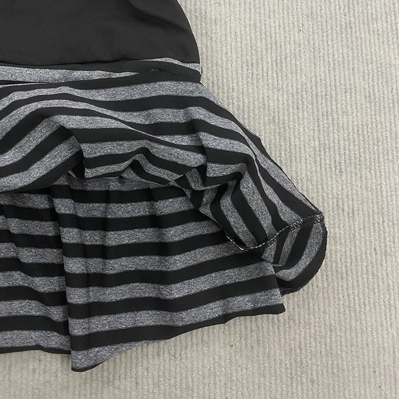 Frühlings-Y2K-Rock im japanisch-koreanischen süßen Stil, trendiger, sexy, modischer, gestreifter A-Linien-Rock für Damen – Detail 9