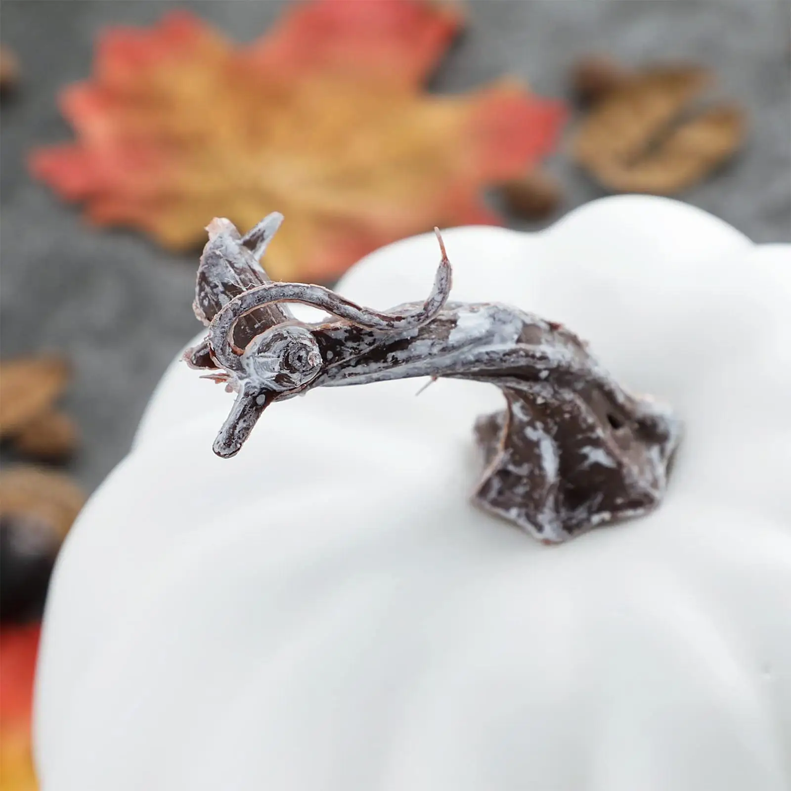 12x Artificial Pumpkins Set Large Decoration for Autumn Halloween Fall Holiday