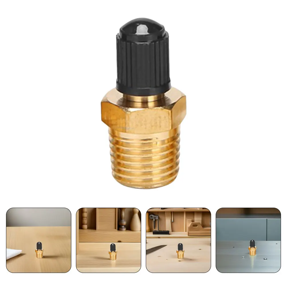 8Pcs Brass Valve Core Kit Npt Thread Radiator Valve Air Compressor Tank Accessories Air Inflator Adapter