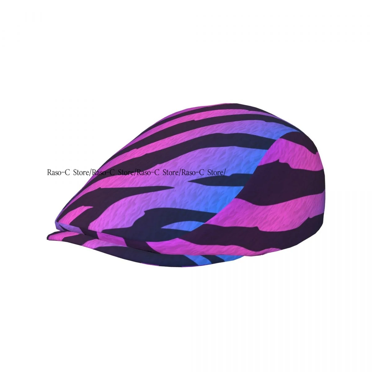 Adult Flat Cap Neon Tiger Pattern Unisex British Style Newsboy Cap Ivy Peaked Hat Casual Outdoor Driving Beret Hat