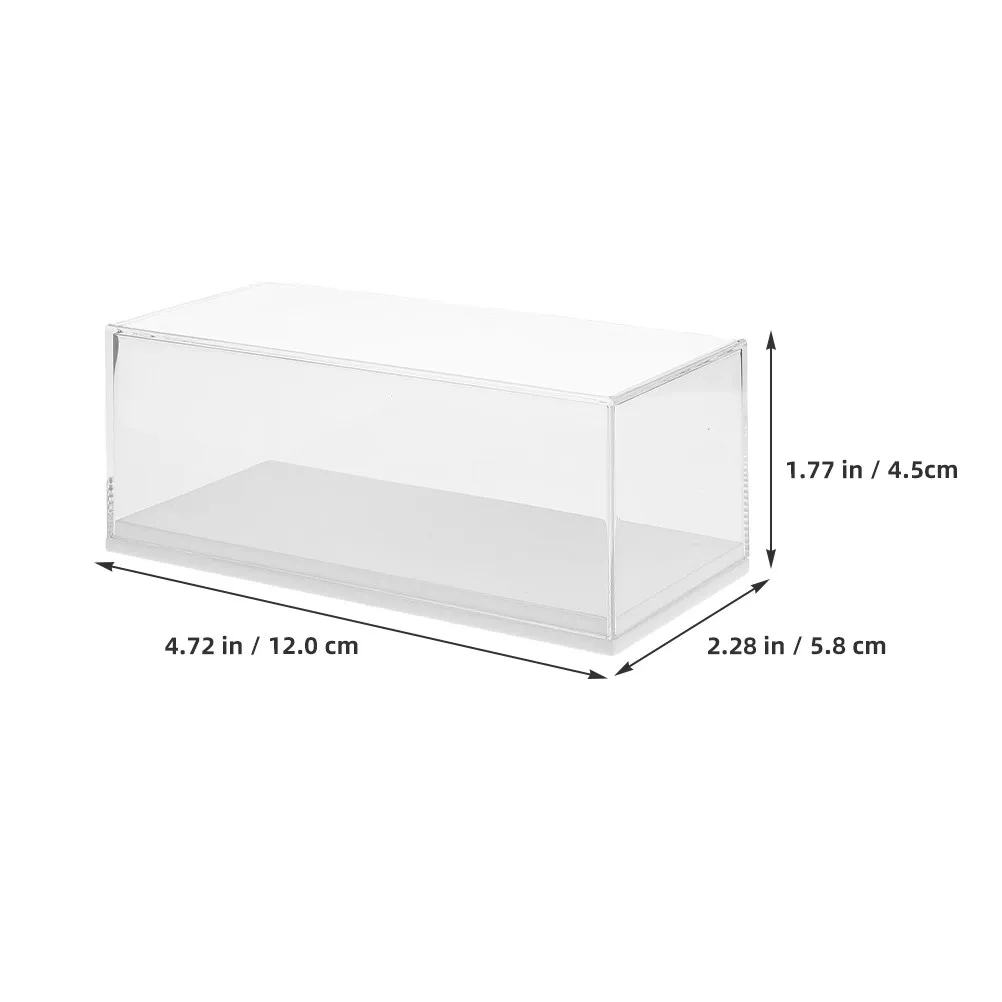 4Pcs 1:64 Scale Car Display Box – Transparent Scratch-Resistant Plastic Storage Case for Miniature Cars - view 6