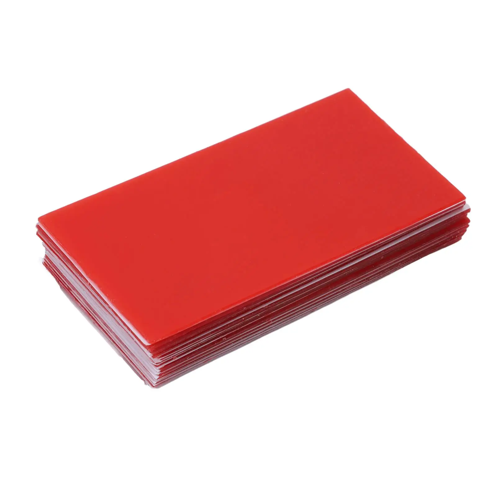 

18Pcs 1.3mm Red Dental Base Plate Wax Sheets - For summer Oral Casting Tool