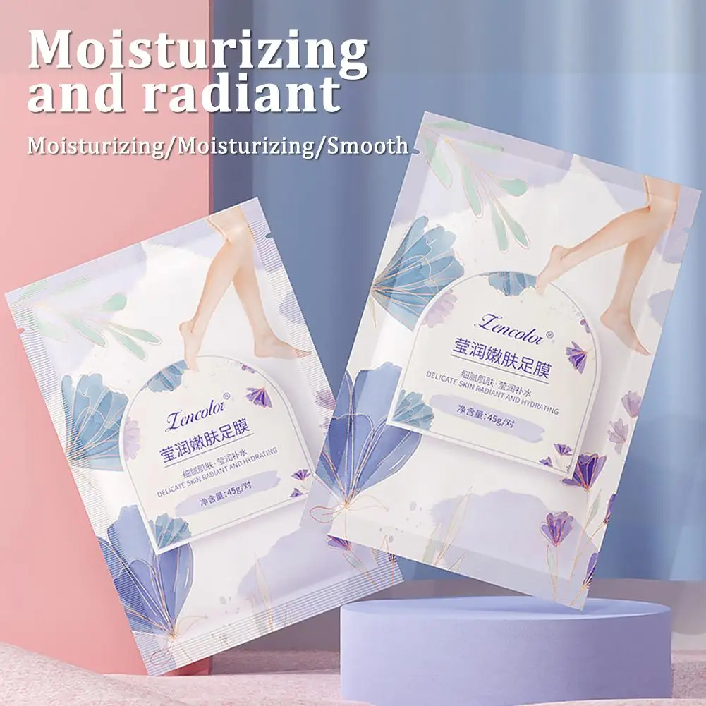 Exfoliating Foot Mask Whitening Moisturizing And Remove Dead Skin Foot Care Smooth And Translucent Peel Mask For Legs S7W8