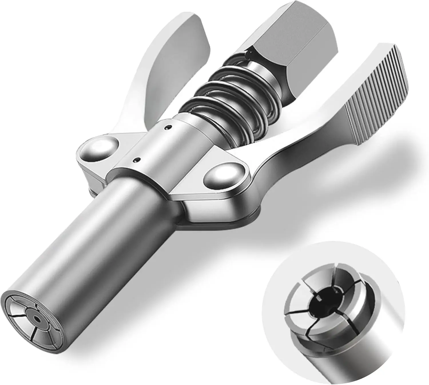 

Grease Gun Coupler-Grease Gun Tip,Grease Fittings,Duty Quick Release Grease Coupler Compatible with All Grease Guns 1/8" NPT End