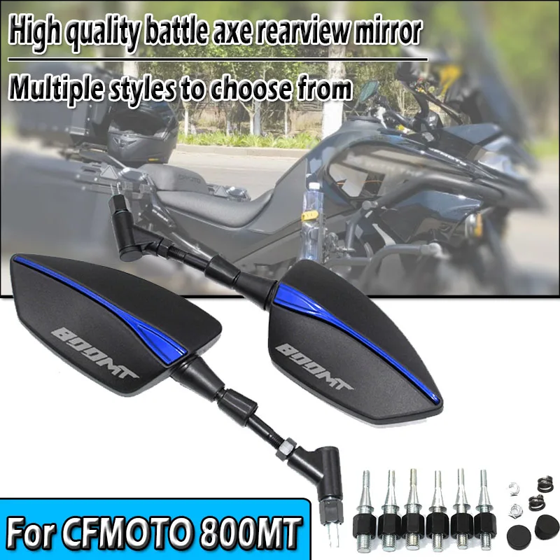 Per CFMOTO 800MT MT 800 800MT ADV nuovo motociclo universale di alta qualità battaglia ascia specchietto retrovisore logo 800MT
