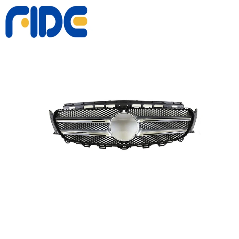 

2138880223 FIDE Front Silver Diamond Star Radiator Grille Mesh with Camera for Mercedes-Benz E-Class (W213, S213)