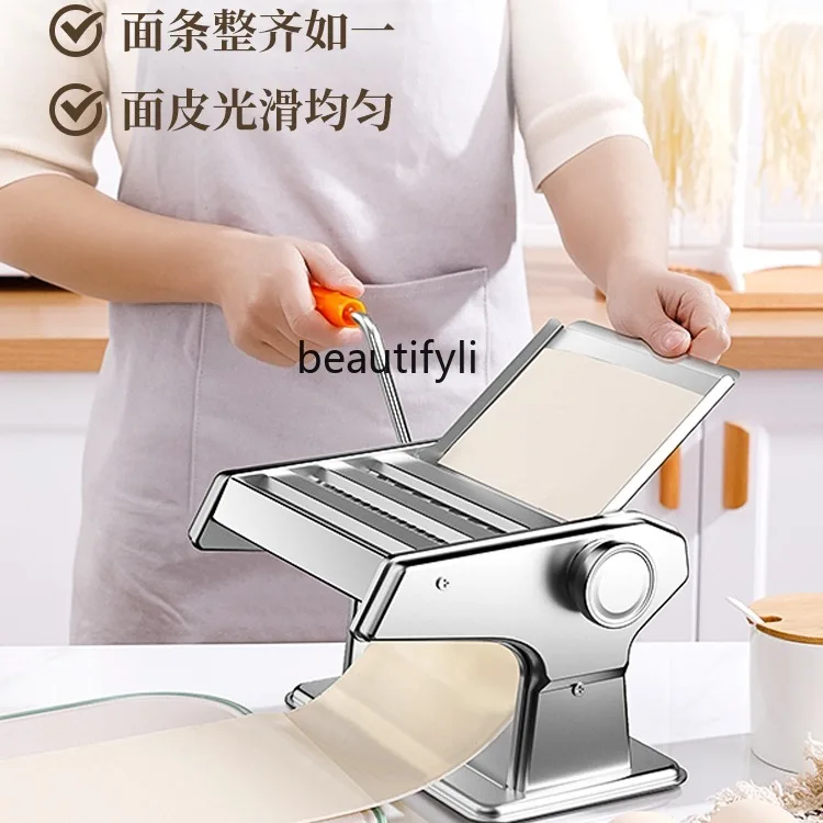 Máquina de macarrão pequena doméstica manual comercial automática máquina de pele de bolinho multifuncional máquina de rolamento