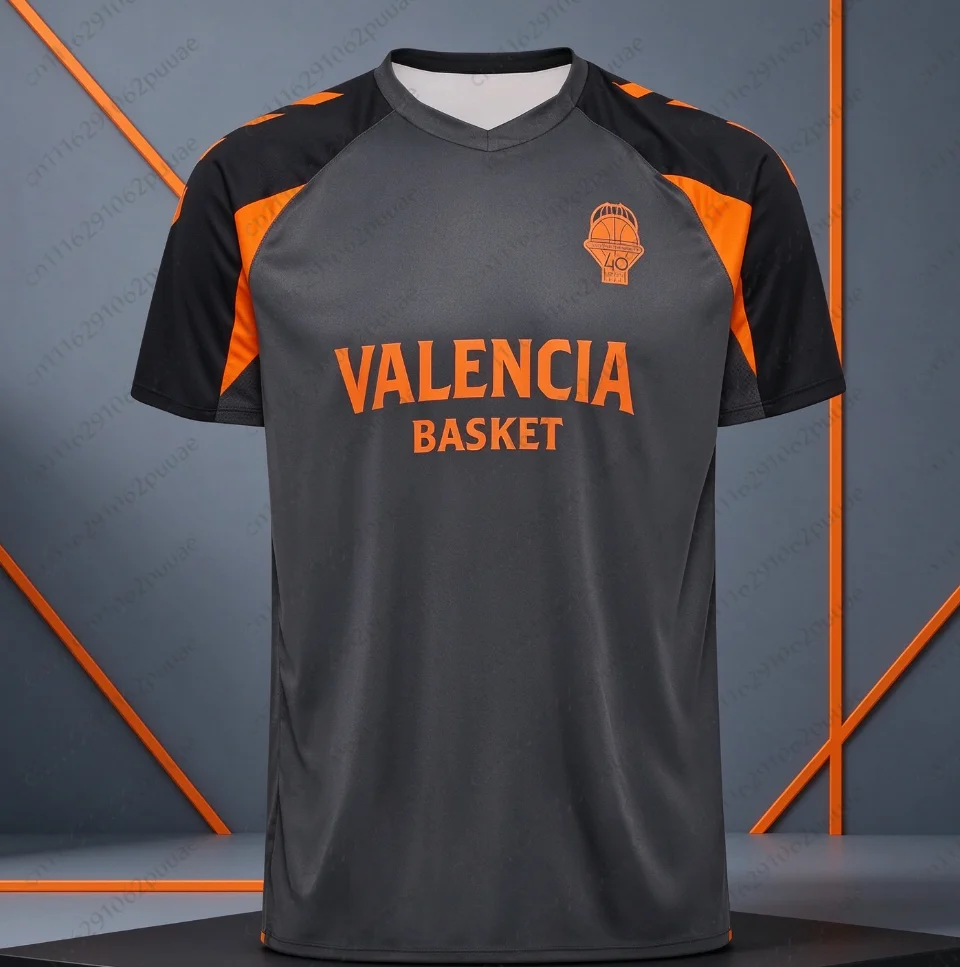 Summer Hot Selling Spain Basketball Enthusiasts Daily Training Competition Sports Black Adult Personalized Top FamilyMatching