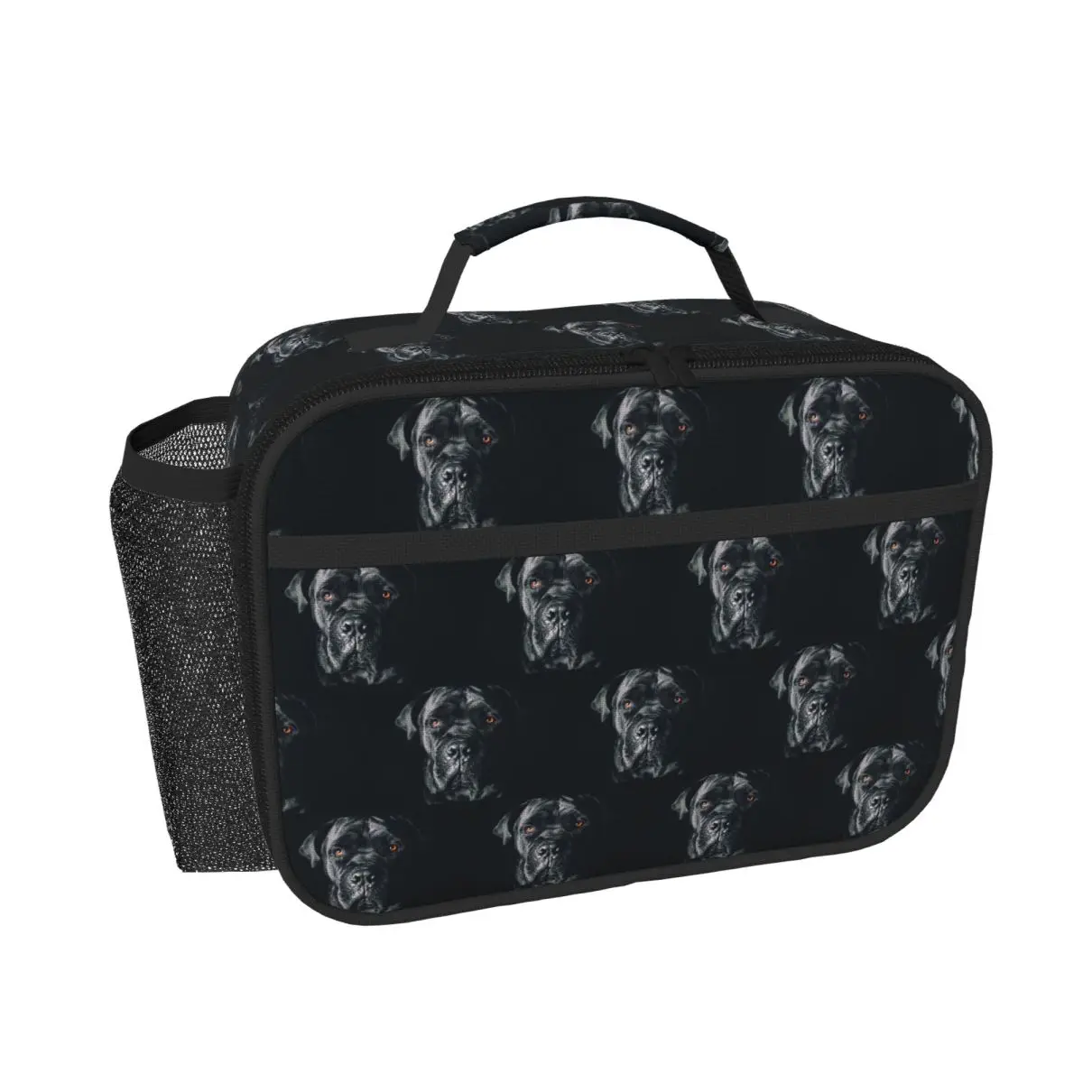 The Art Of Dog Cane Corso - Italian Mastiff Insulated Lunch Bag for Women Kids Portable Food Boxes Thermal Lunch Box Tote