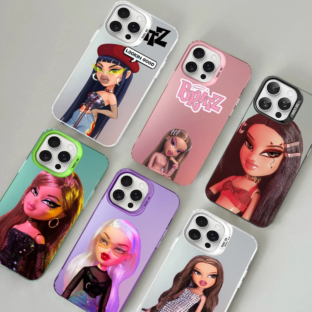 

Lovely Doll Bratz Phone Case For IPhone 16 15 14 13 12 11 Pro Max X XR XSMAX 8 7 Plus Matte Shockproof Back Cover