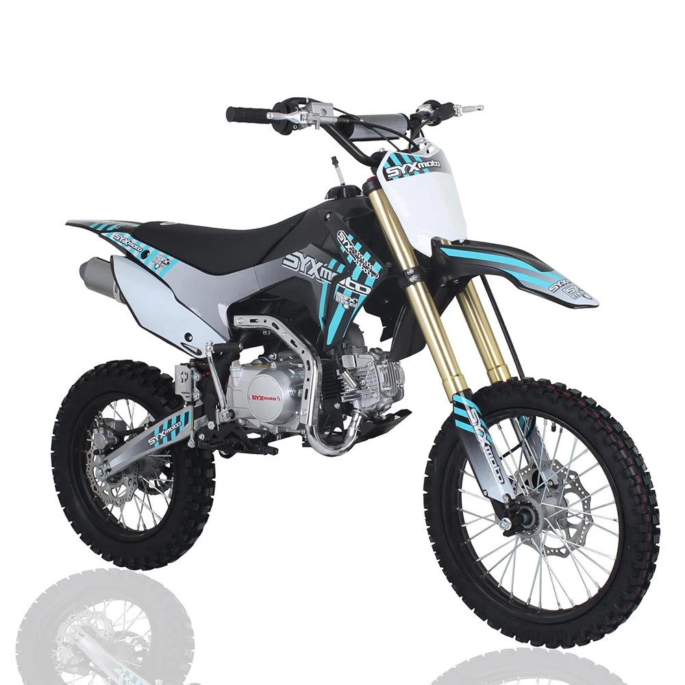 125cc Dirt Bike for Teens 14+ Years 4-Stroke Gas-Powered Mini Dirt Bike Off-Road Motorcycle Kick Start Manual Transmission