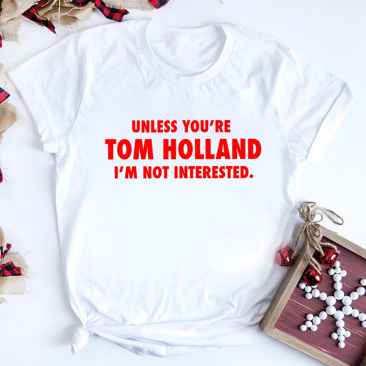 

Женская футболка с принтом Тома Голландия, с забавными высказками