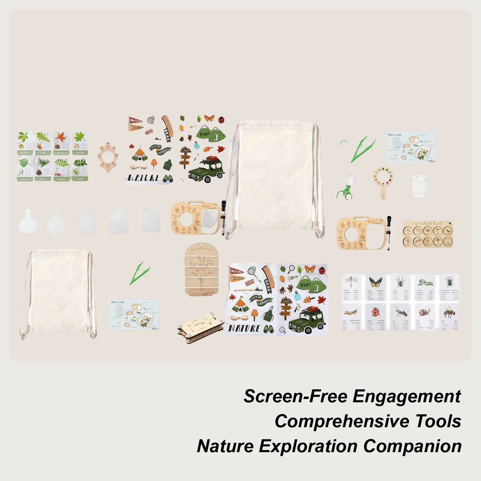 

Outdoor Exploration Toys Plant Microscope Game Kids Outdoor Adventure Kit For Teen Student School Birthday Camping Outside