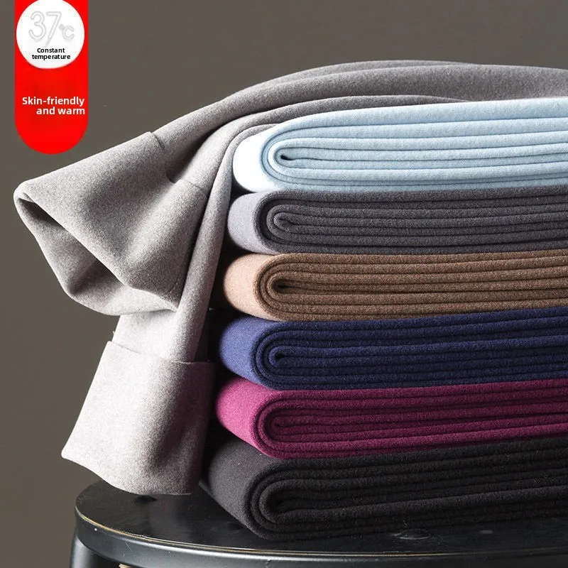 

Men's Thermal Long Johns Winter Warm Pants Double Sided Velvet Thin Leggings Thicken Tight Comfort Breathable Warm Long Pants