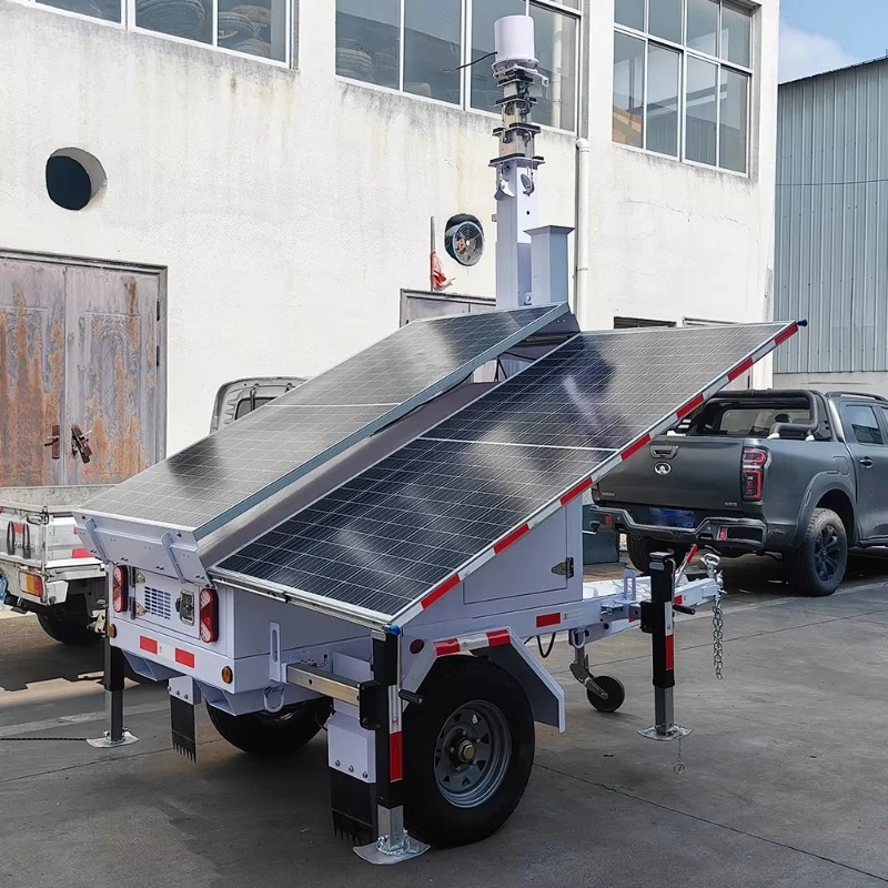 Solar Powered Mobile LED Lighthouse Tower Solar Powered Mobile  Lighthouse with Controller Outdoor Generator