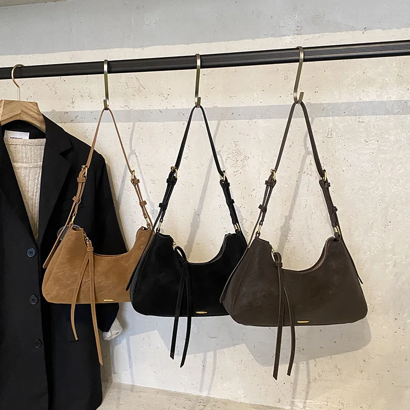 

2025 Winter Shoulder Bag for Women, Genuine Leather Large Capacity Multi-way Crossbody Tote Purse, Vintage Chic Work Bag