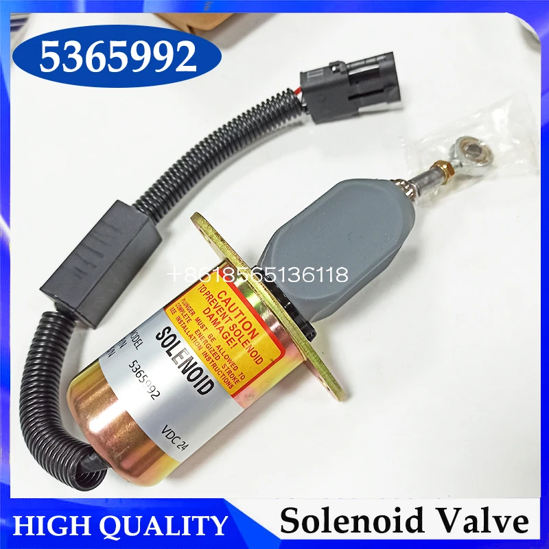 

5365992 5284432 Engine 6L8.9 L375 24V Fuel Pump Solenoid Valve