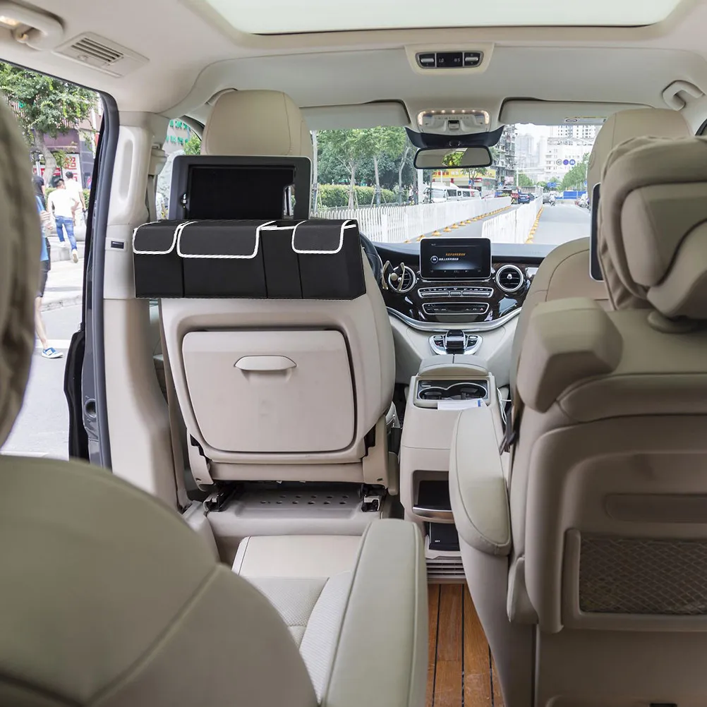 

2 шт. автомобильных органайзеров на спинку сиденья из прочной ткани Оксфорд, усиленные подвесные сумки для путешествий и активного отдыха