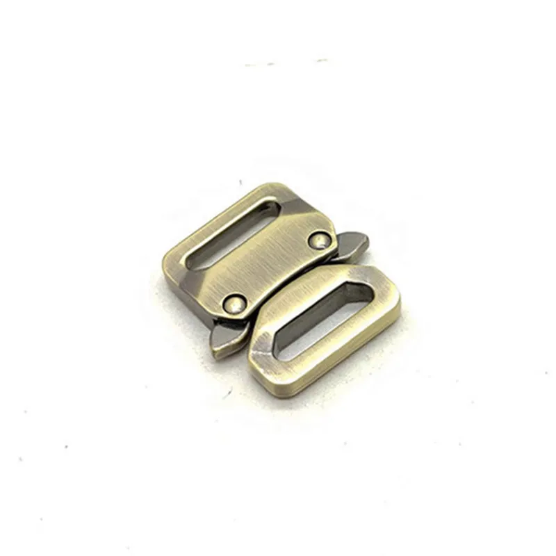 2/5pcs ID20/25mm Metal Automatic Release Buckles Belt Adjustment Buckle DIY Multifunctional Outdoor Strap Band Snap Hook Clip