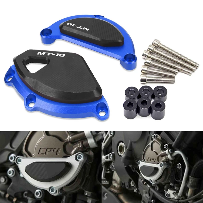 

For Yamaha MT10 MT-10 MT 10 FZ10 FZ-10 2015-2023 2021 2022 Motorcycle Engine Case Stator Cover Crash Protection Frame Sliders