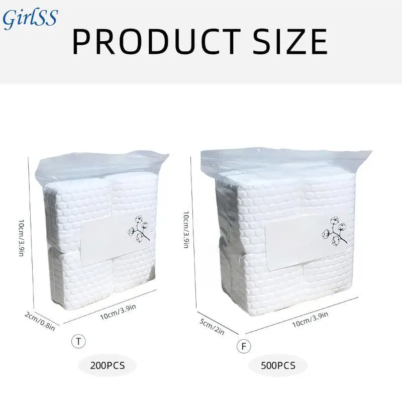 Fusselfreie Nageltücher, 200/500 Vliesstoff-Nagelreinigungspad, Wimpernverlängerung, Kleber, Reinigungstücher, T4MB