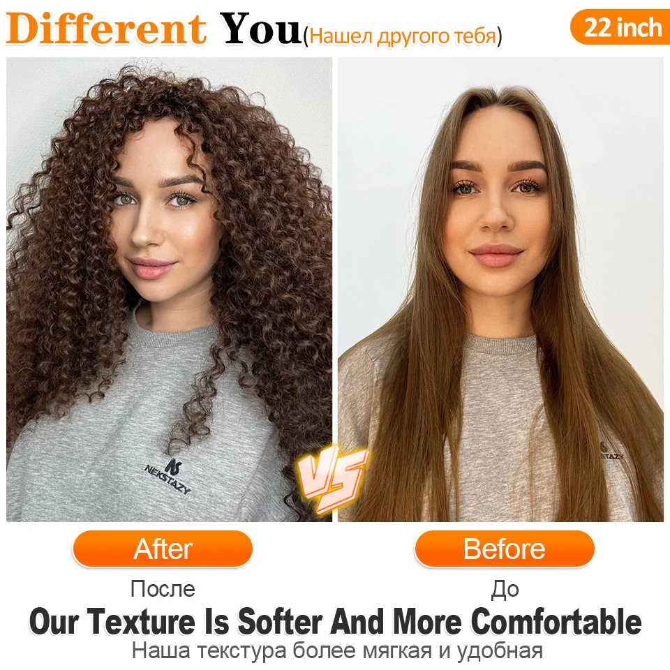 Extensiones de Cabello sintético para mujeres negras, pelo Afro rizado de ganchillo, trenza de ganchillo, trenza trenzada, ONDA DE AGUA ombré