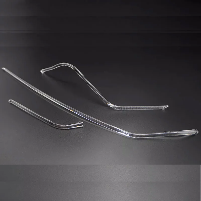 For Audi  A6L C8 2019-2023 Car Aperture LED Headlight DRL Guide Daytime Running Light Tube LED Light Bar White Light