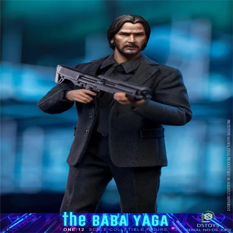 DSTOYS-figura de acción de soldado Keanu Reeves, DS-2302 1/12, juego completo de tallado de doble cabeza, 6 pulgadas, juguete en Stock