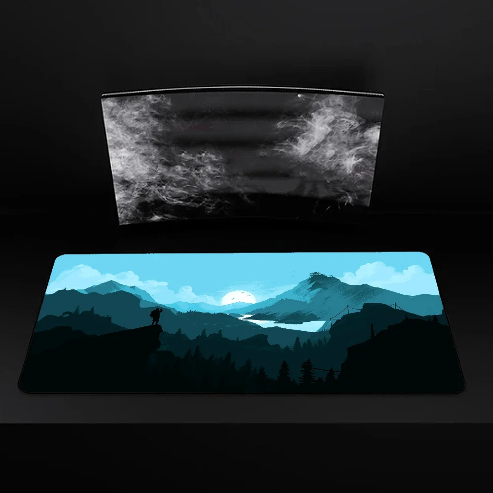 Firewatch Forest HD طباعة ساخنة كبيرة الألعاب ماوس الوسادة XL قفل حجم الحافة لعالم الألعاب من الدبابات CS GO Zelda