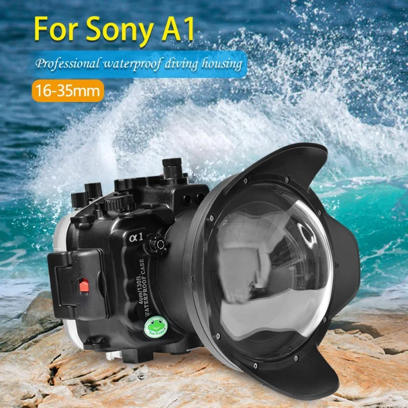 

Seafrogs IPX8 Professional Underwater Camera Housing for Sony A1 40m/130ft Waterproof Camera Bag Diving Case