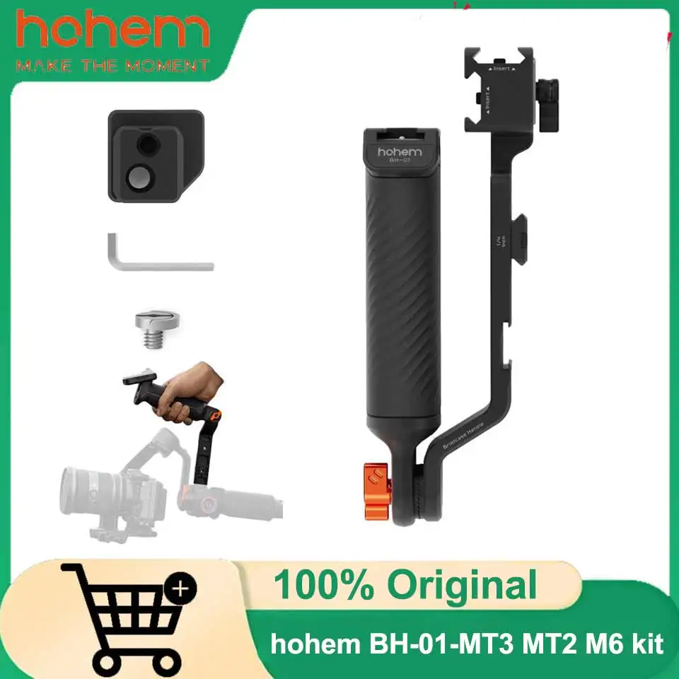 

hohem BH-01 for iSteady MT3/MT2/M6 Bi-Directional Twist Handle, Sling Handgrip kit, Adjustable Gimbal Sling Handle, Ergonomic Gr