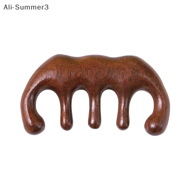 

(YY)1Pc 2025 New Wooden Massage Wood Massager Comb Scalp Head Oil Massager Scalp Hair Comb Tools