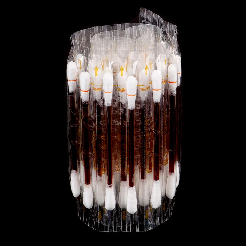 30 قطعة/الحزمة القابل للتصرف الطبية اليود القطن عصا اليود تطهير القطن