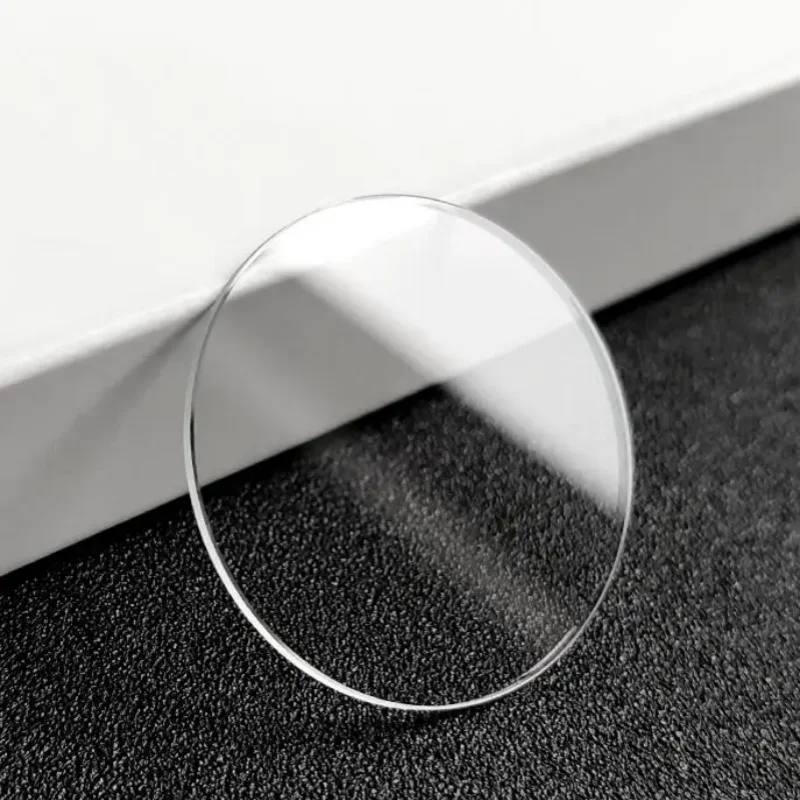 Verre de montre minéral plat de 2.0mm d'épaisseur, cristal rond d'avion de 47mm 48mm 49mm 50mm de diamètre pour horlogers T2566
