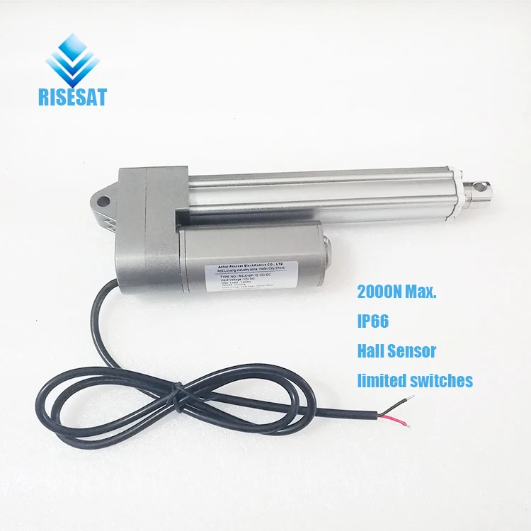 12V 24V 2000N Heavy   Industrial Electric Linear Actuator IP66 RS-D5M
