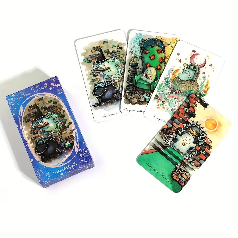 Boo Tarot Deck Ghosts Ghost Reading Card 81 kart