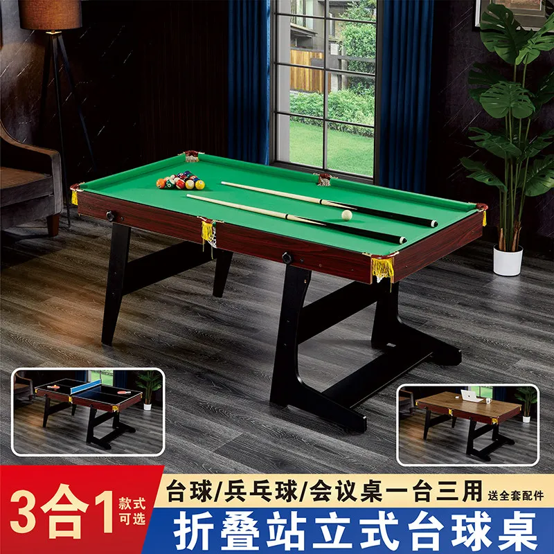Foldable Home Billiard Table Indoor Billiard Table Mini Simple Ball Case Small American Black Eight