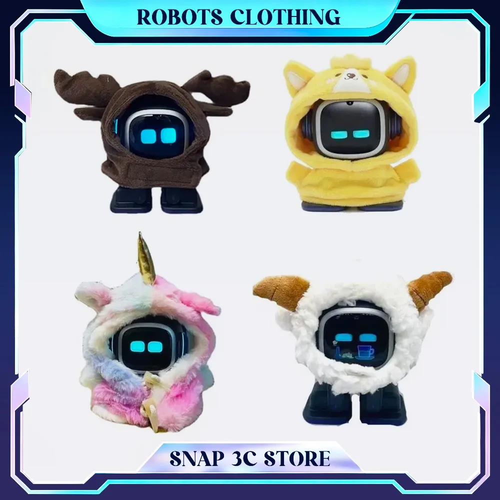 Accessoires vestimentaires pour robots EMO, compagnie intelligente pour enfants (robots non inclus), vêtements EMOPET, communication émotionnelle par IA