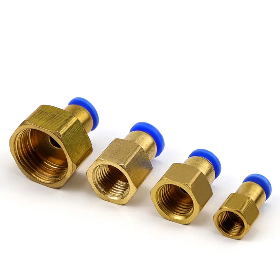 Pneumatic Connector 4mm 6mm 8mm 10mm 12mm PU Hose To 1/8 \