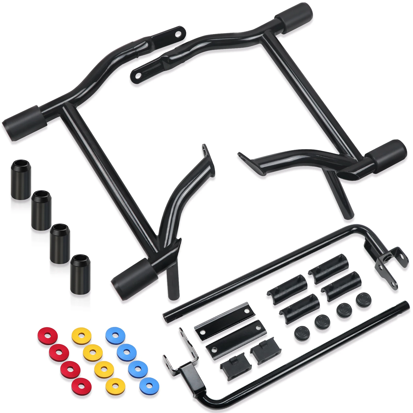 GZICMA Saddlebag Guard Rear Crash Bar for Harley Touring 2014-2024 Street Glide Road Glide Road King Electra Glide Ultra Models