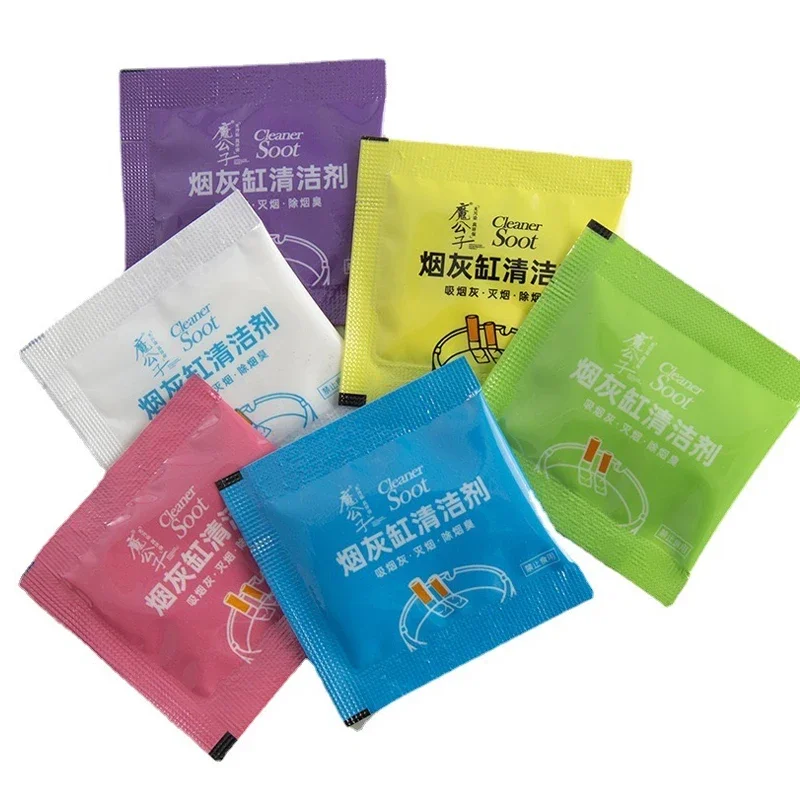 30 PCS Disposable Aromatic Smoke Ashtray Cleaner Freshener Water Absorbing Tobacco Odor Eliminator Household Lazy Person's Tool
