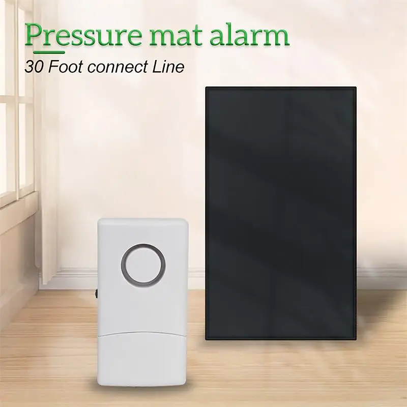 Pressure plate alarm with doorbell Gravimetric home safety alarm doorbell