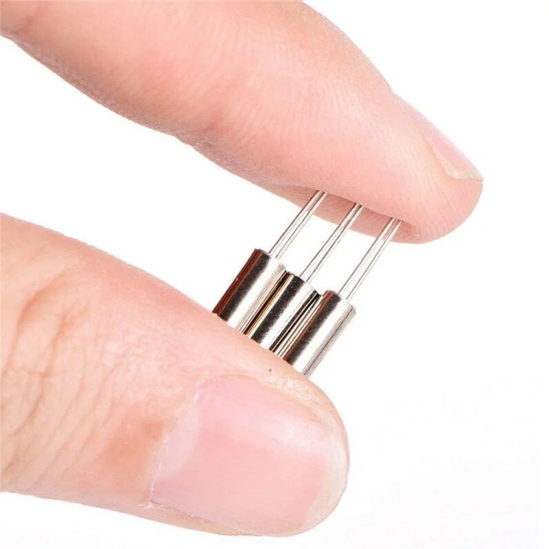 10PCS 32.768KHz Oscillator คริสตัลควอตซ์ 32.768 KHZ 32.768K 2*6 มม.กระบอกควอตซ์ Resonator 12.5pF ± 20ppm