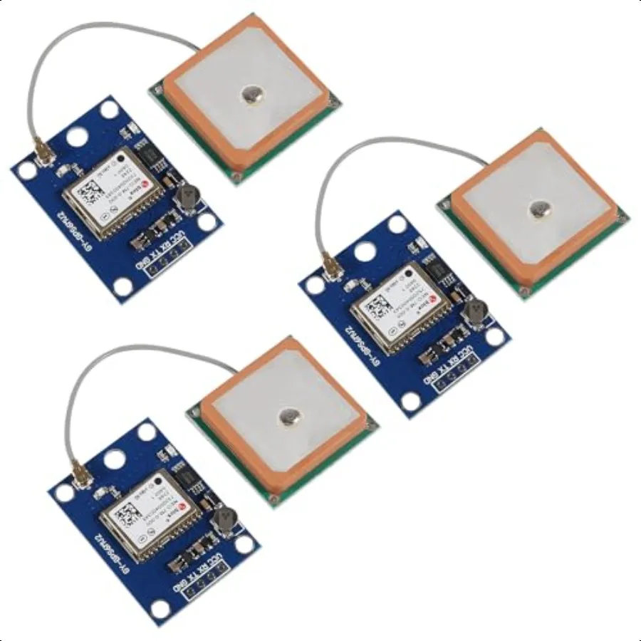 

3pcs GYNEO7MV2 NEO7M GPS Module NEO7MV2 with Flight Control EEPROM MWC APM2.5 Large Antenna Repalcement for NEO6M GYGPSV1NEO fo