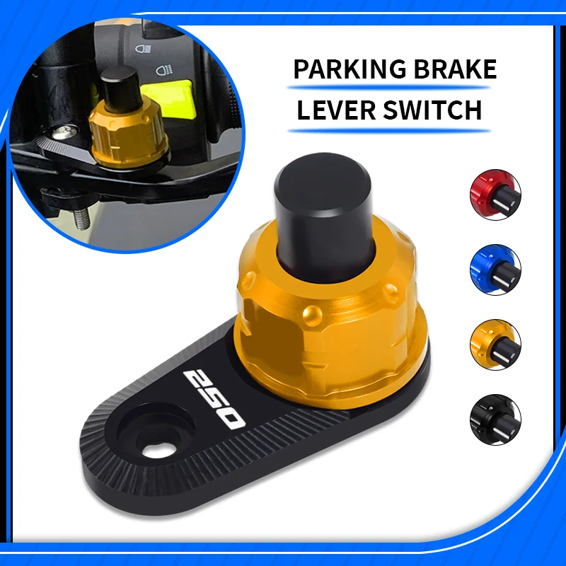 Motocicleta CNC Estacionamento Brake Lever Switch, Bloqueio Auxiliar para 300 250, 125, nss300, nss250, ns125, Novo